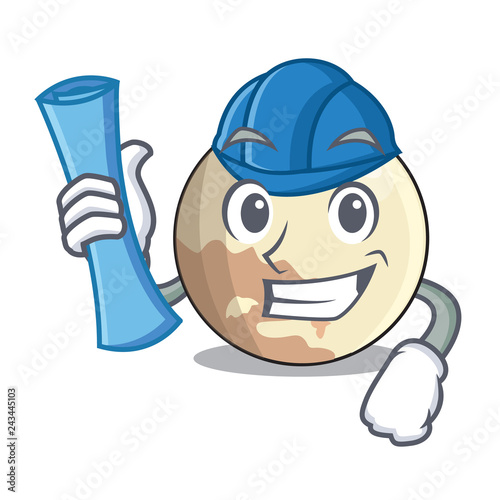 Architect image of planet pluto in character