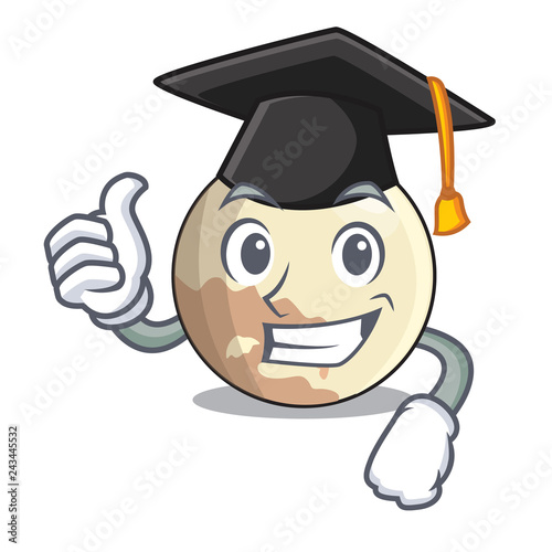 Graduation image of planet pluto in character