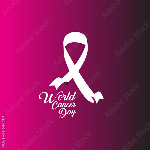World Cancer Day Vector Template Design Illustration