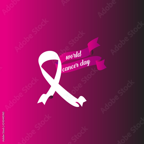 World Cancer Day Vector Template Design Illustration