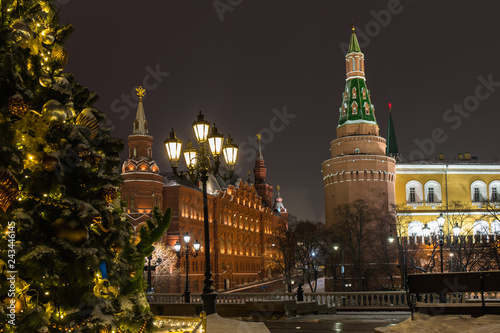 New year's Moscow evening