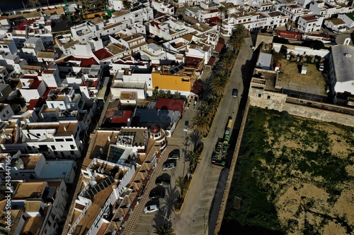 Zahara de los Atunes in Andalusien aus der Luft