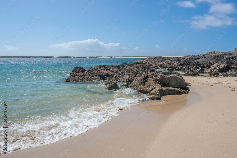 sunny coastal scenery