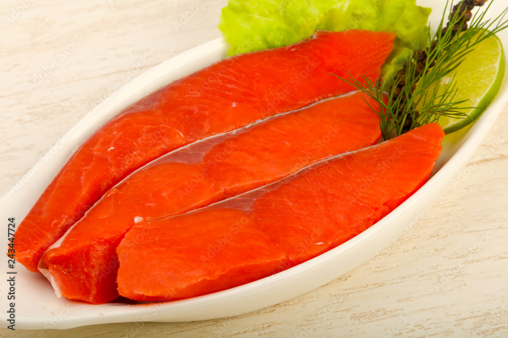 Salted salmon