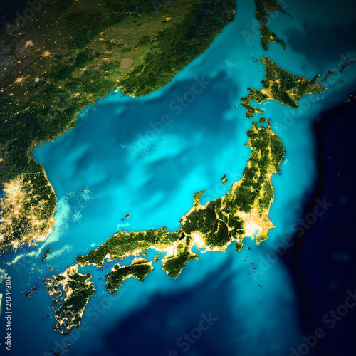 Photography Japan space map