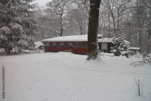 Lesanka hut on Kačín, Bratislava, Slovakia photo