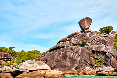 Tropical beach, Similan Islands, Andaman Sea, Thailand photo