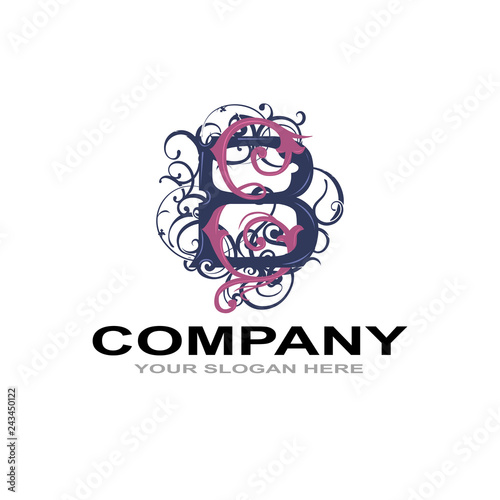 logo custome type be lok vintage