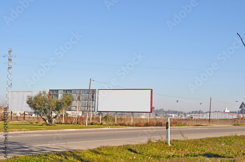 billboard on a highway