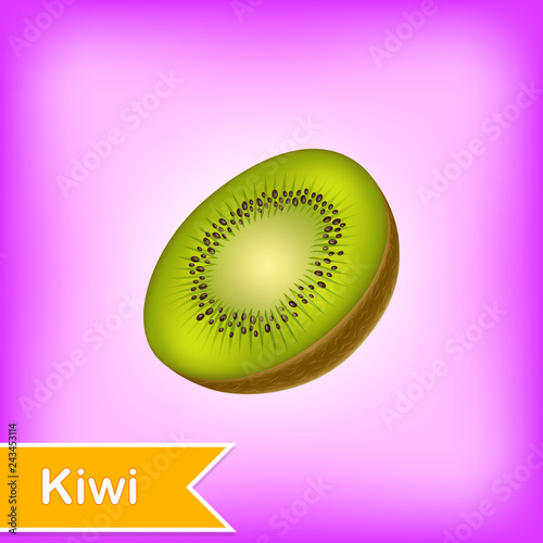 Vector Illustration Of Kiwi