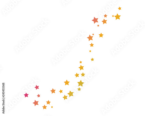 set of abstract star background template vector
