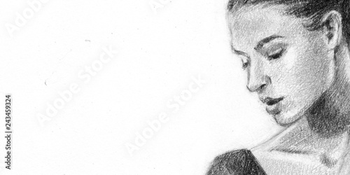 ballerina black. the dancer is sitting. girl. pencil drawing. graphics