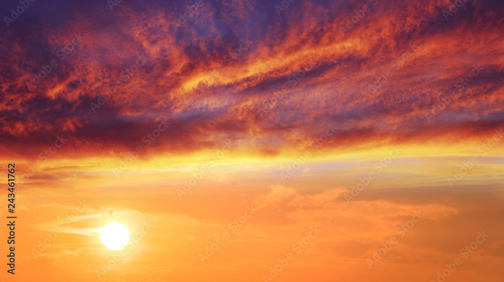 Fototapeta premium Romantyczne niebo