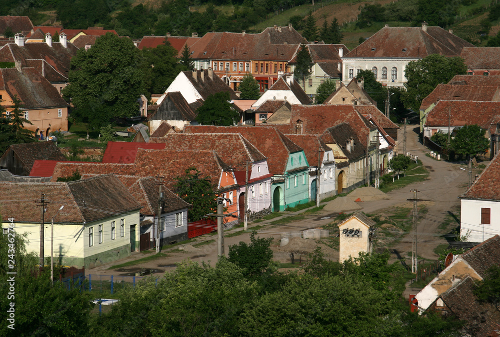 Birthälm / Biertan (Rumänien), Dorfstraße