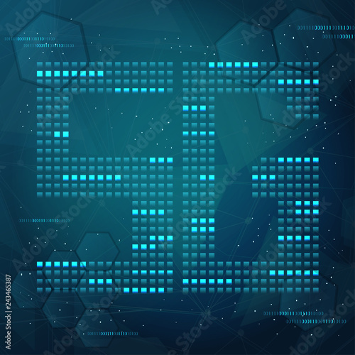 5th generation technology concept