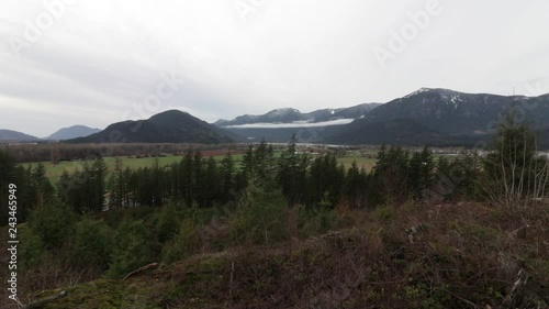 Harrsion Mills overlook from mountain near by with 10mm lens photo