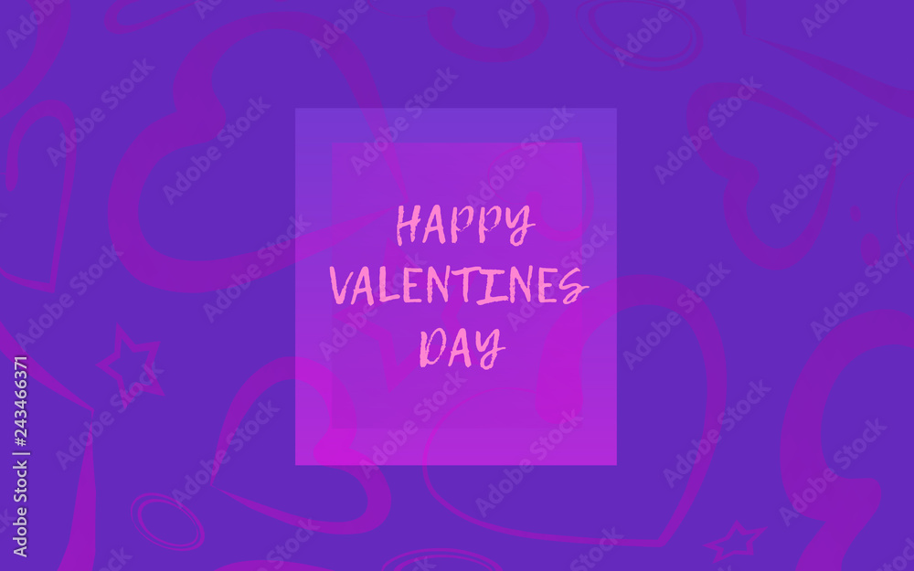 Valentine's Day background with hearts. Love banner or greeting card. Place for text. Eps10 vector illustration Valentine's Day background with hearts. Love banner or greeting card. Place for text. Eps10 vector illustration