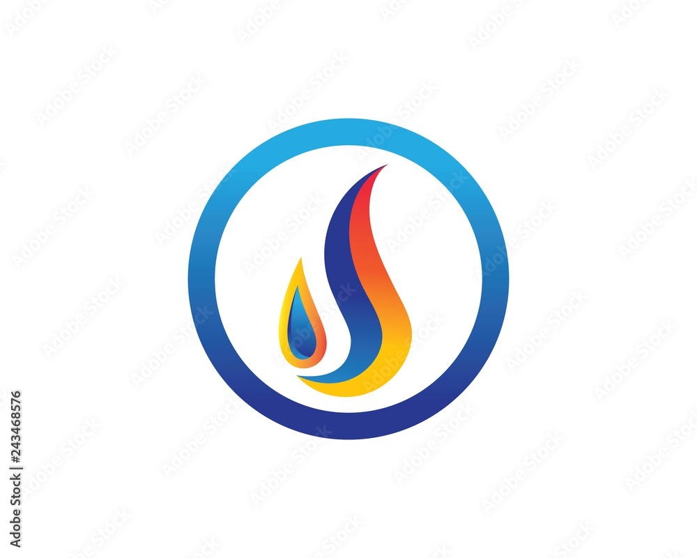 Fire flame Logo Template vector icon Oil, gas and energy logo Fire flame Logo Template vector icon Oil, gas and energy logo