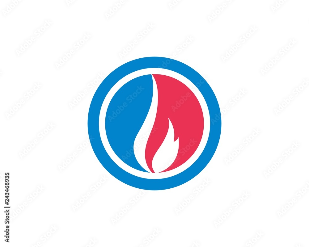 Fire flame Logo Template vector icon Oil, gas and energy logo Fire flame Logo Template vector icon Oil, gas and energy logo