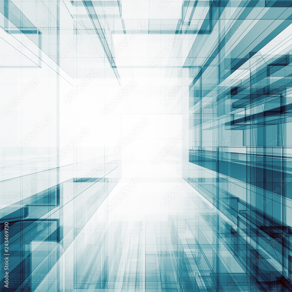 Abstract architecture 3d rendering Abstract architecture 3d rendering