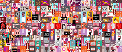 Pop art vector design