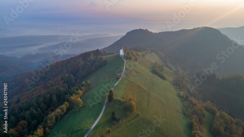 Obraz na płótnie Jamnik, Slovenia landscape