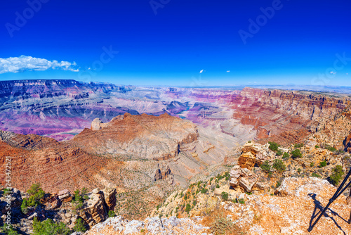 Amazing natural geological formation - Grand Canyon in Arizona, Southern Rim.