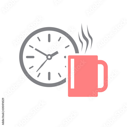 Business break icon on white background for graphic and web design, Modern simple vector sign. Internet concept. Trendy symbol for website design web button or mobile