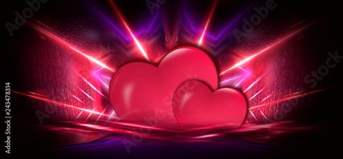 Valentines day sale backgro...