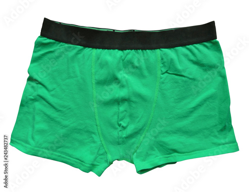 Male underwear isolated - green