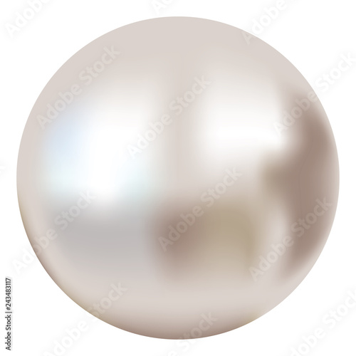 Elegant white pearl