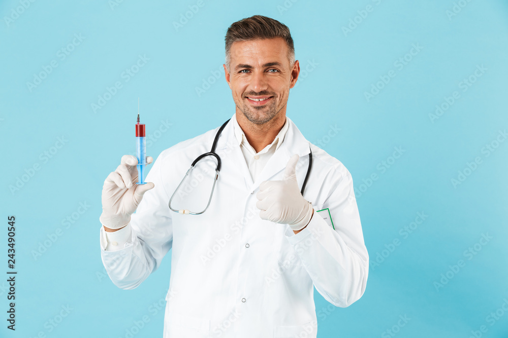 Confident man doctor wearing unifrom Confident man doctor wearing unifrom