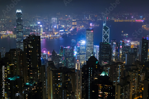 香港 ビクトリアピーク 展望台からの夜景 © 健太 上田