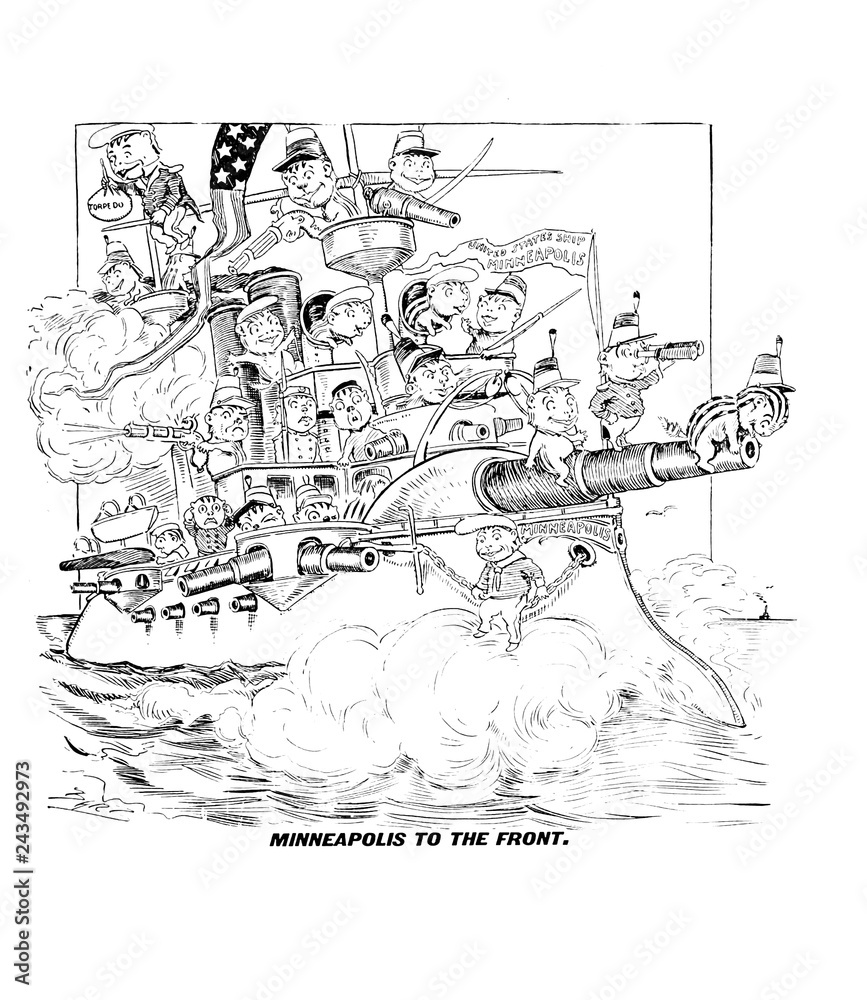 Obraz premium Spanish-American War