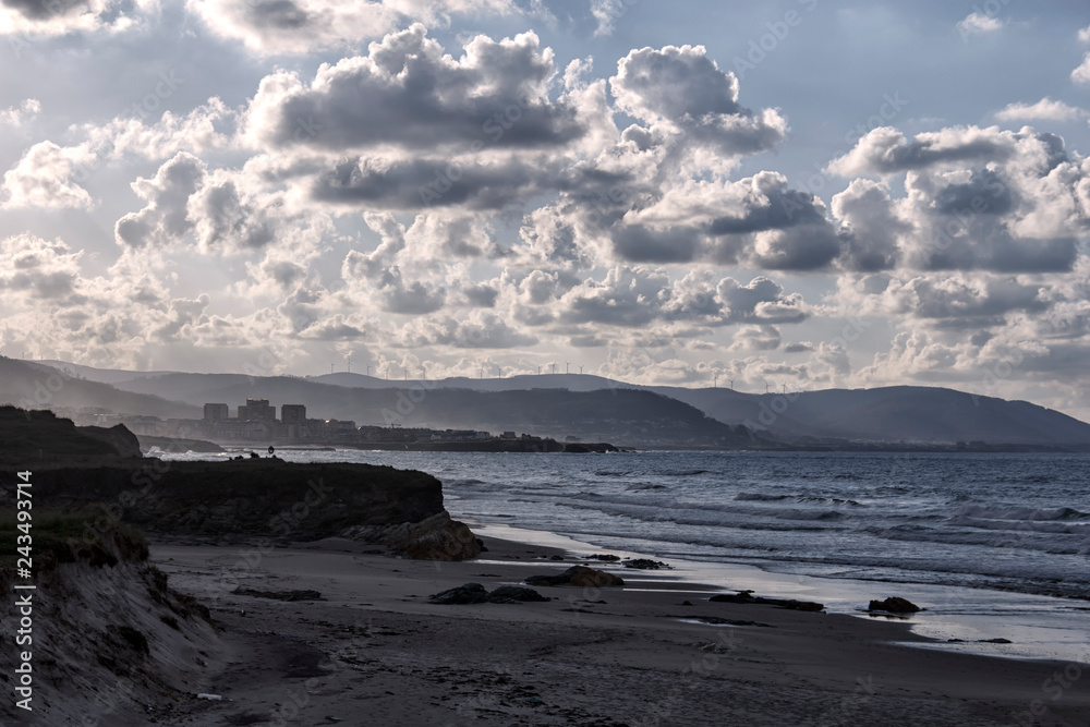 landscape in the coast of lugo