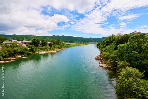 夏の物部川