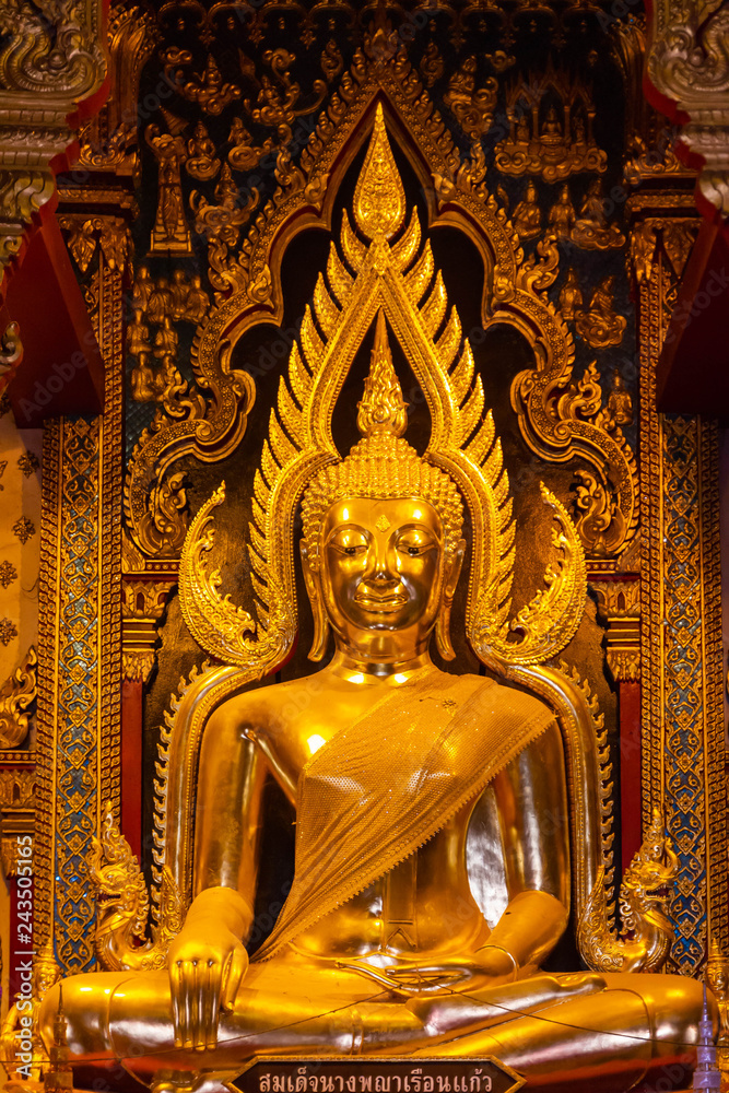 Public Somdej Nang Phraya statue in Thai art