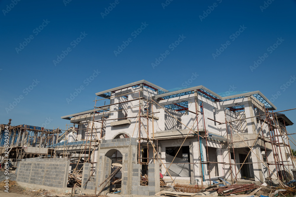 Obraz premium Home under construction