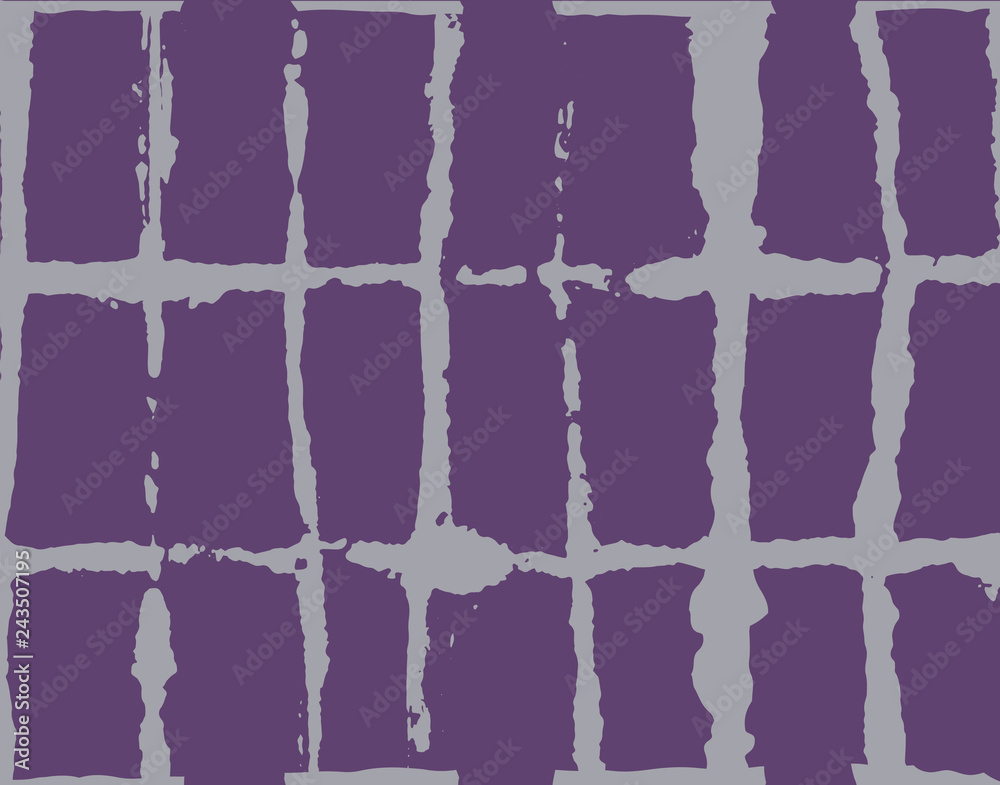 Naklejka premium Traditional Japan Tie Dye Ornament Organic Kimono Vector Seamless Pattern. Asian Fashion Fabric Watercolour Batik Print, Wabi Sabi Ikat Geo Texture. Hand Painted Shibori Geometric Seamless Background.