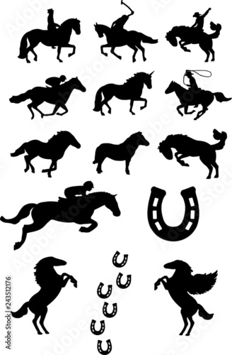 Horses Vector Selection