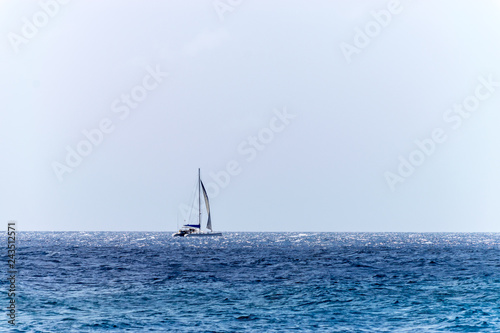 sailboat on the sea © Victor