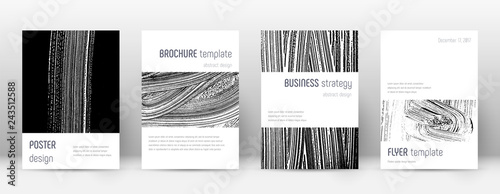 Cover page design template. Minimalistic brochure 