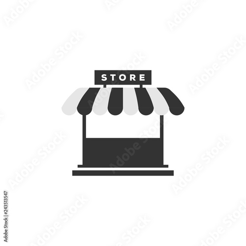 Store front icon graphic design template vector