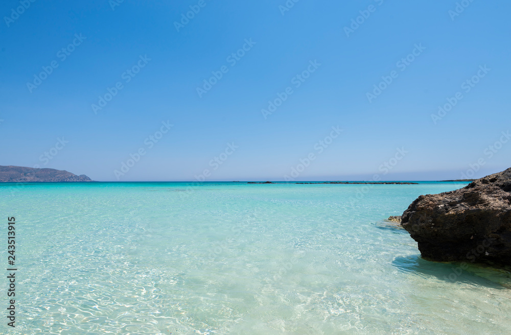 Fototapeta premium Beautiful landscape, mediterranean Sea. 