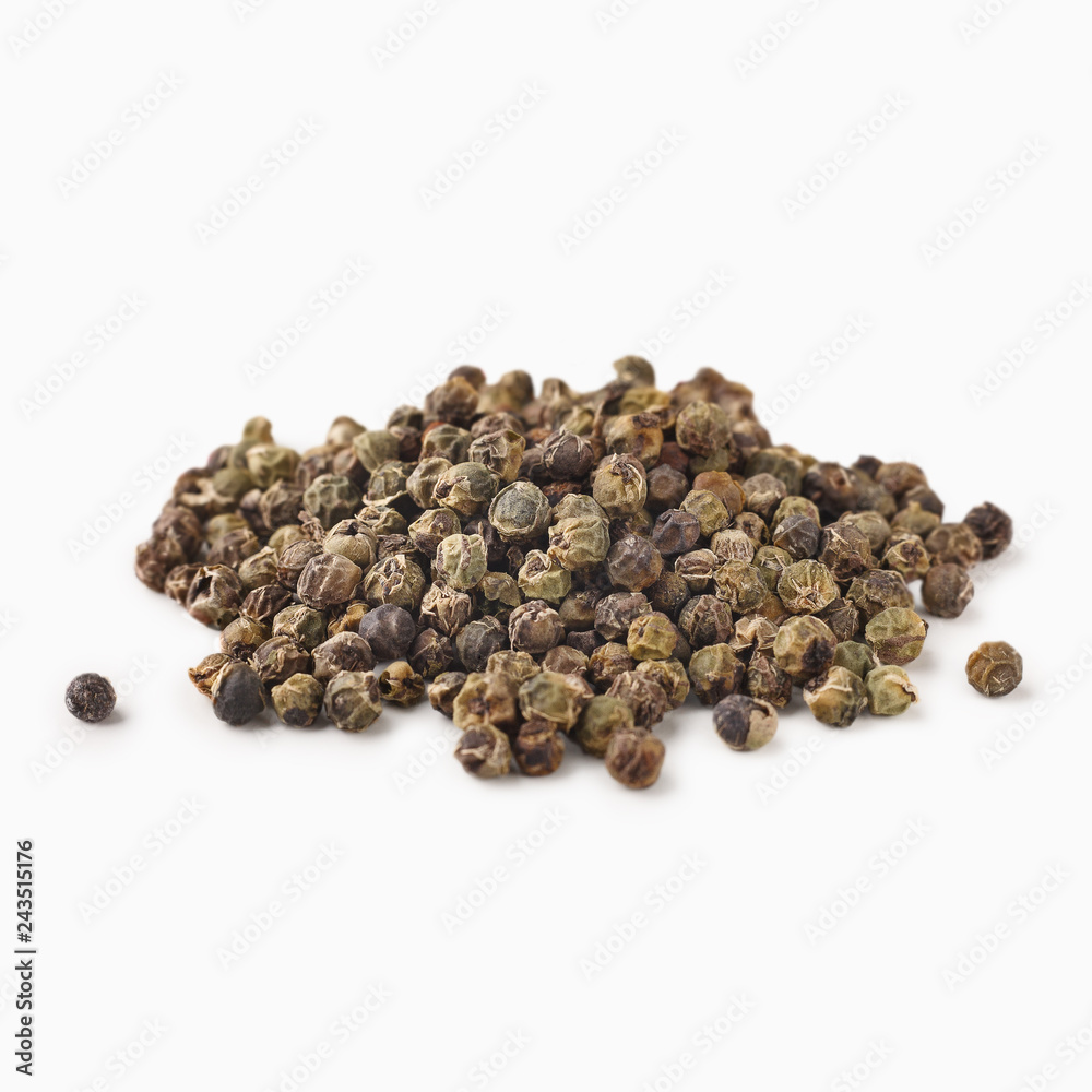 Green peppercorns pile Green peppercorns pile