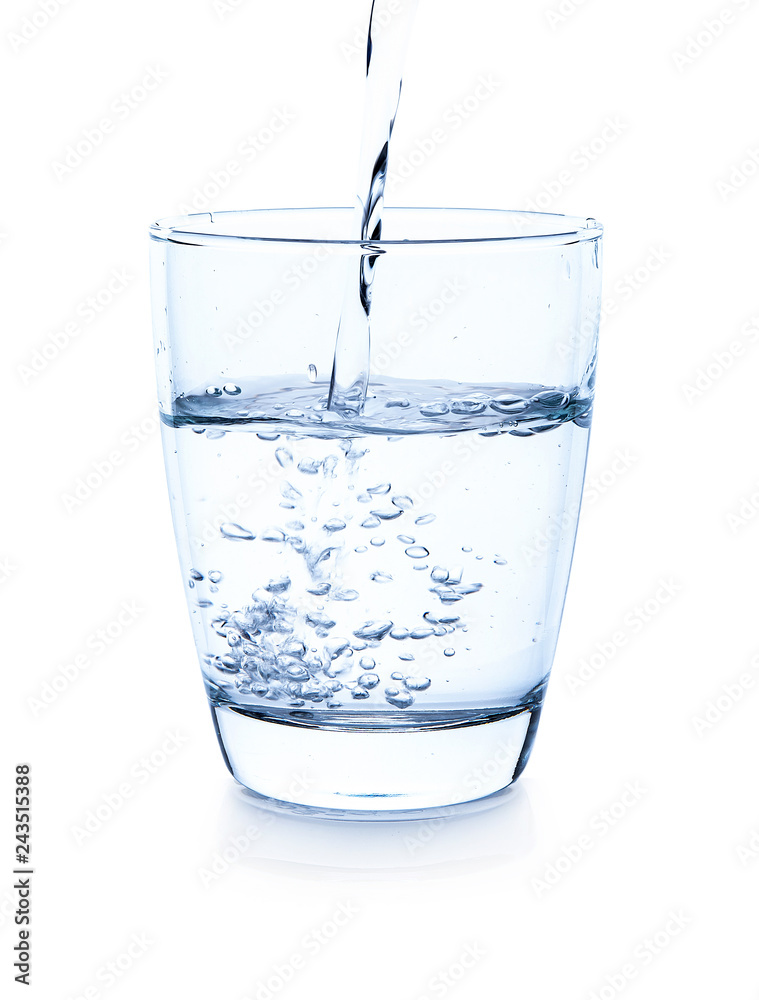 Glass of water isolated on white background Glass of water isolated on white background