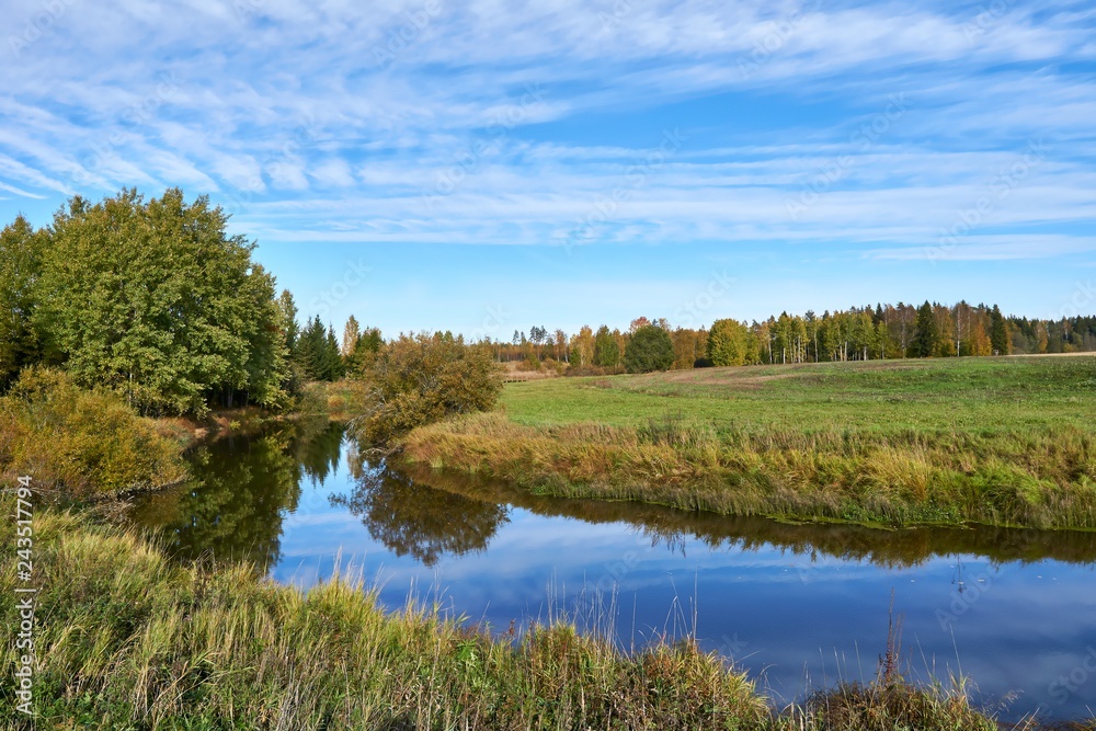 still river scene