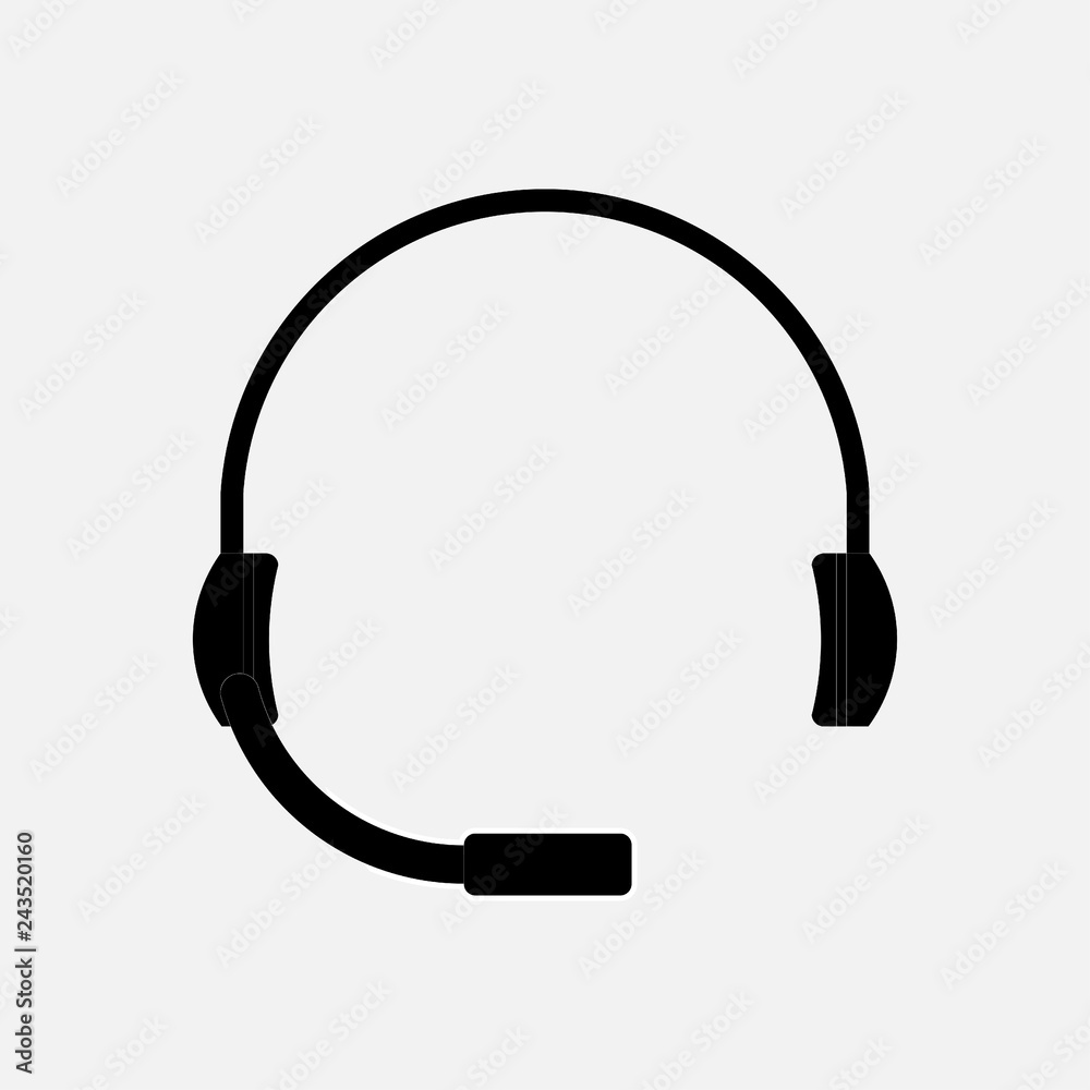 icon support, headset icon support, headset