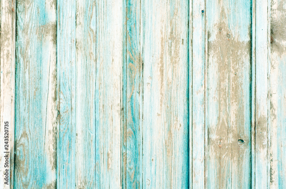 Texture background of wooden planks covered with old peeling paint Texture background of wooden planks covered with old peeling paint