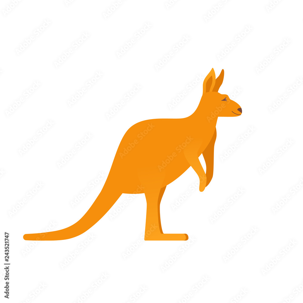 Animal Australia Australian Indigenous Kangaroo Travel Business Flat Line  Filled Icon Vector B 13458645 Vector Art at Vecteezy
